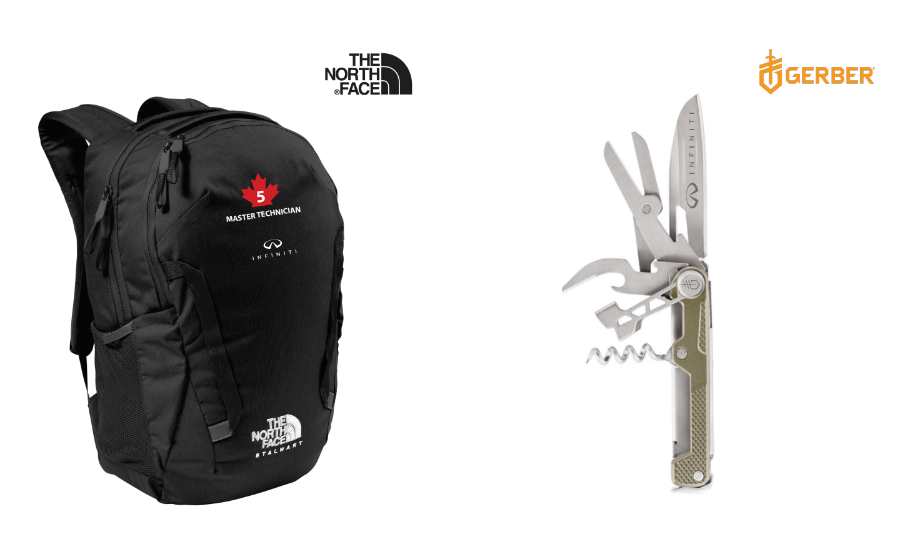 Year 5 Master Tech - North Face Backpack & Gerber Multi Tool